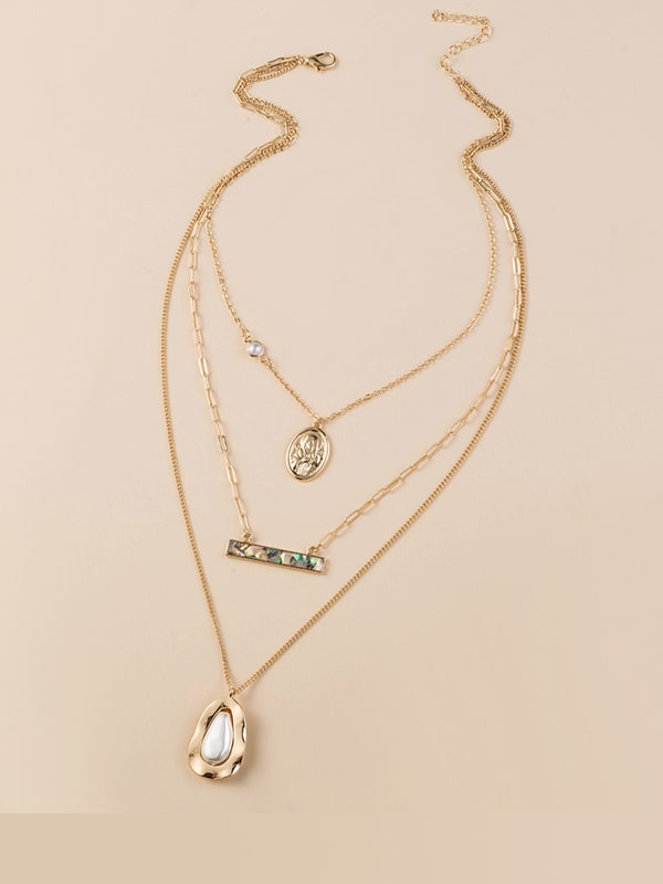 Pearl Three-layers Necklace – Bydo